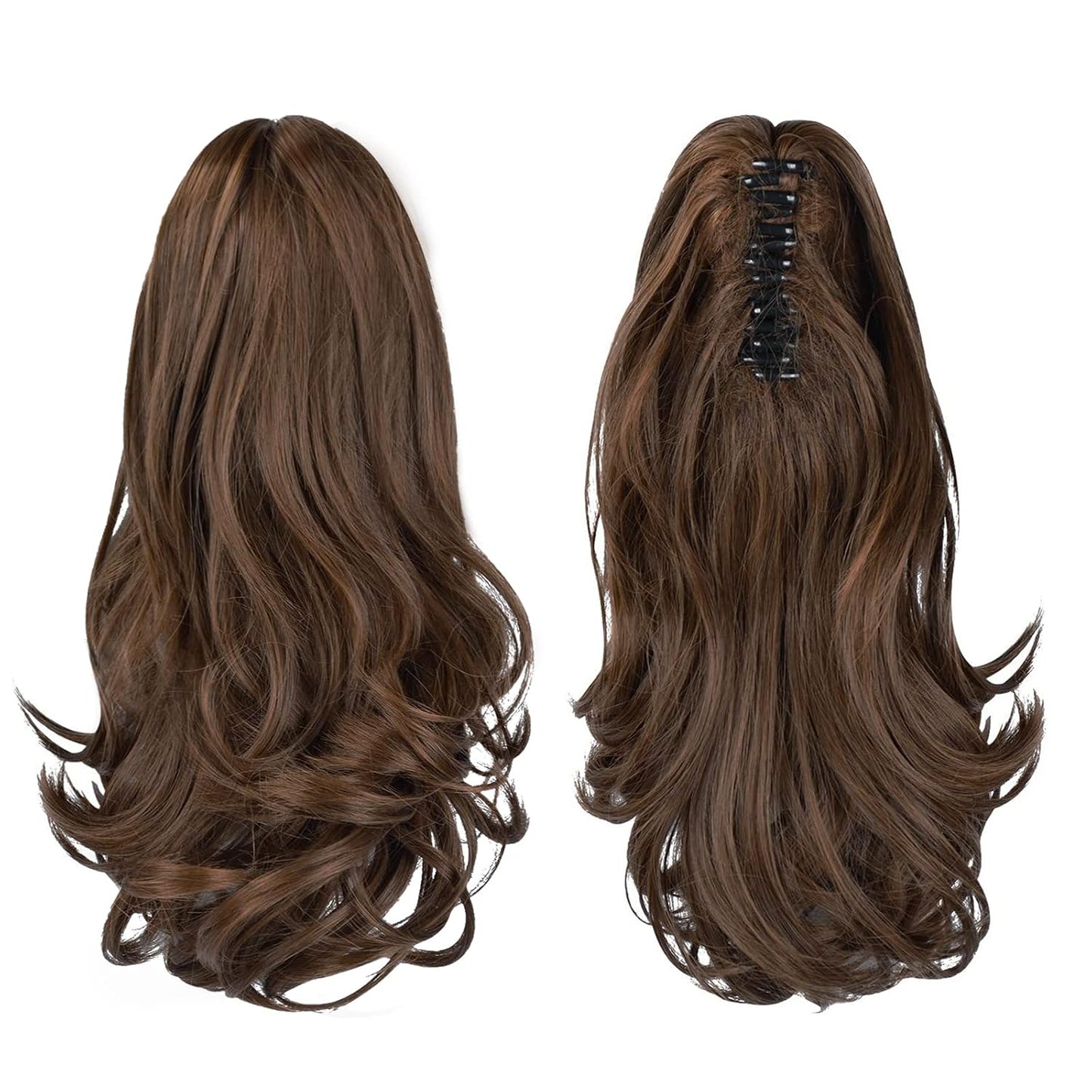 Claw Clip Curly Ponytail