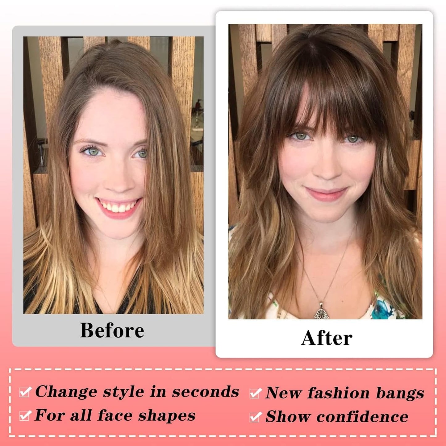 Clip-In Wispy Bangs