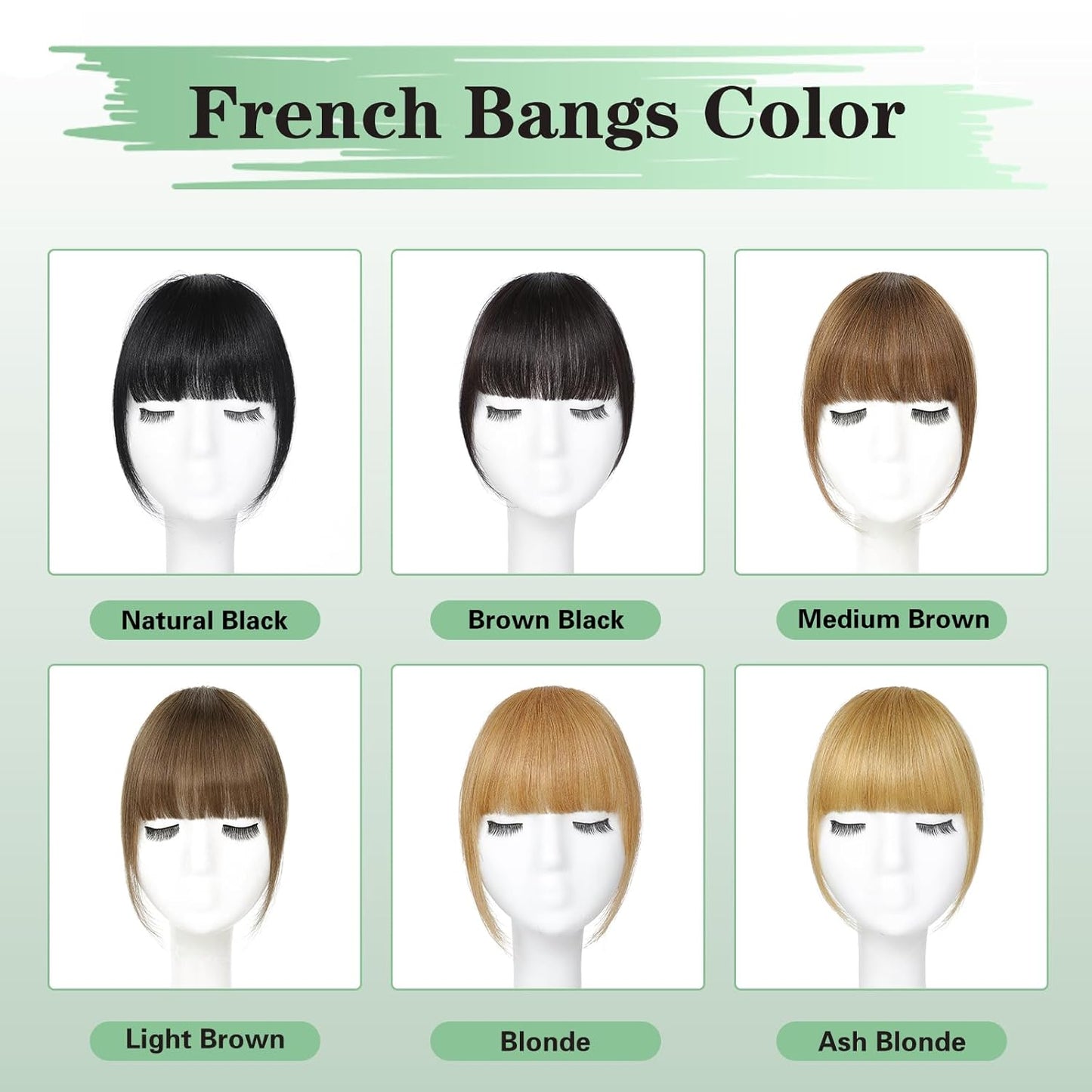Clip-In Wispy Bangs