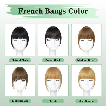 Clip-In Wispy Bangs