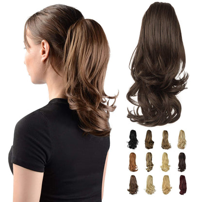 Claw Clip Curly Ponytail