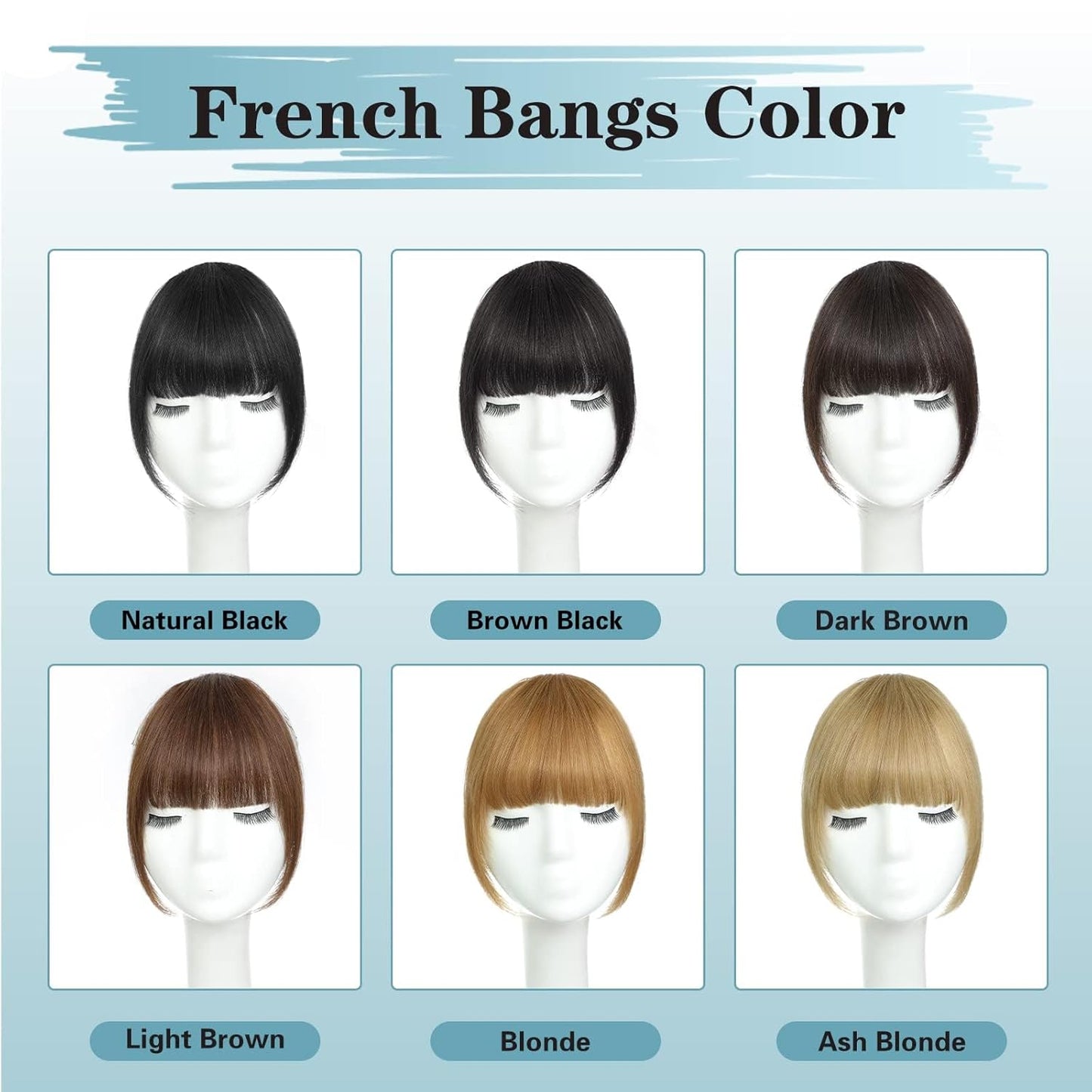 Clip-In Wispy Bangs