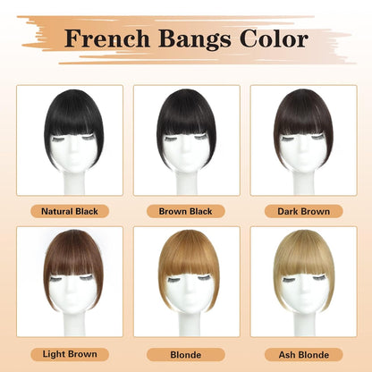 Clip-In Wispy Bangs