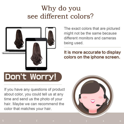 Claw Clip Curly Ponytail