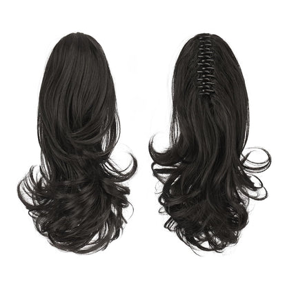 Claw Clip Curly Ponytail