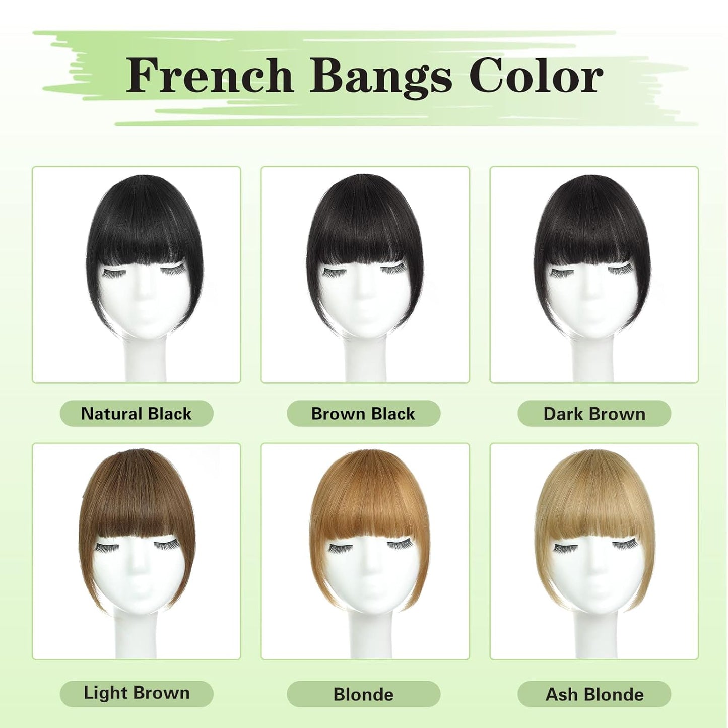 Clip-In Wispy Bangs