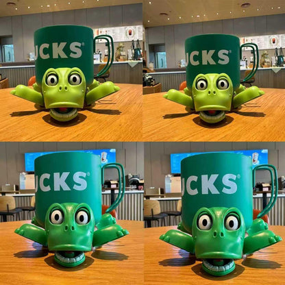 🔥Funny Turtle Coaster & Cup Holder, Moving Limbs, Cute Home Decor Gift