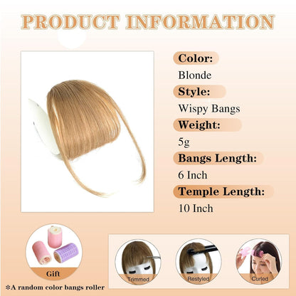 Clip-In Wispy Bangs