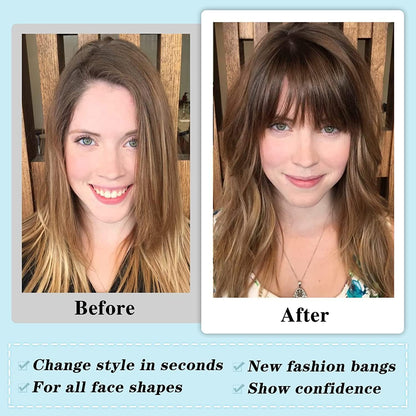 Clip-In Wispy Bangs