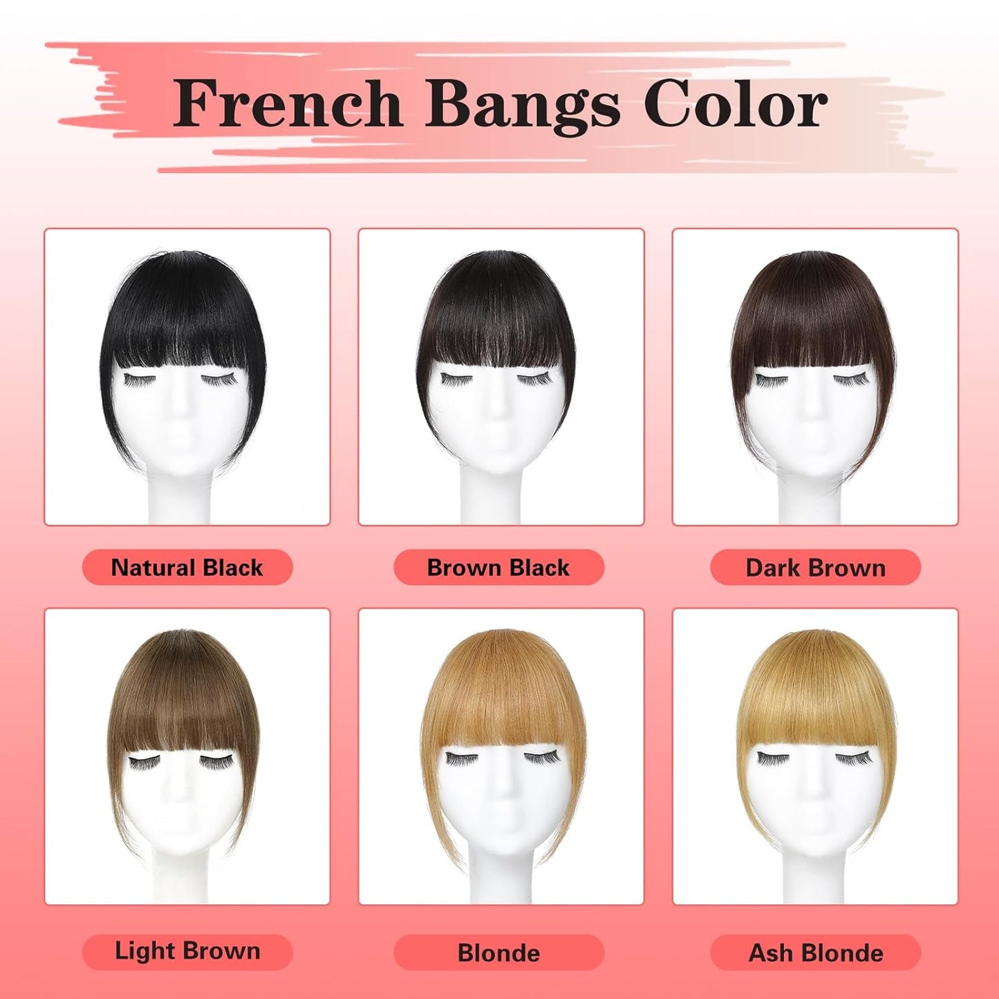 Clip-In Wispy Bangs
