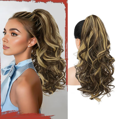 Claw Clip Curly Ponytail