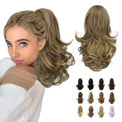 Claw Clip Curly Ponytail