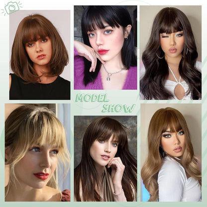 Clip-In Wispy Bangs
