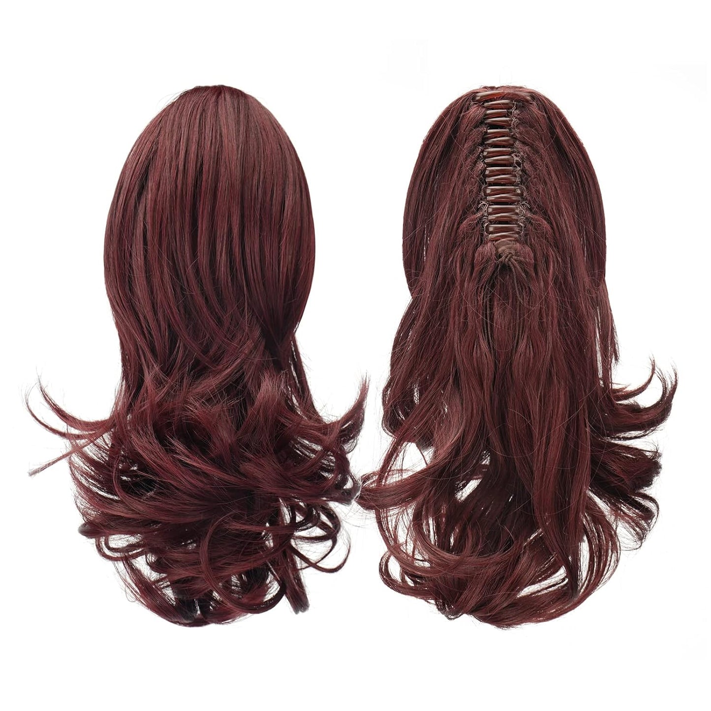 Claw Clip Curly Ponytail