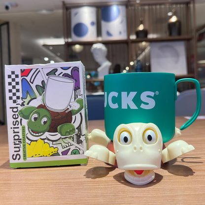 🔥Funny Turtle Coaster & Cup Holder, Moving Limbs, Cute Home Decor Gift