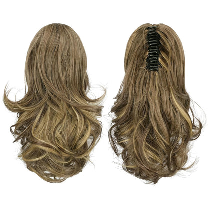 Claw Clip Curly Ponytail