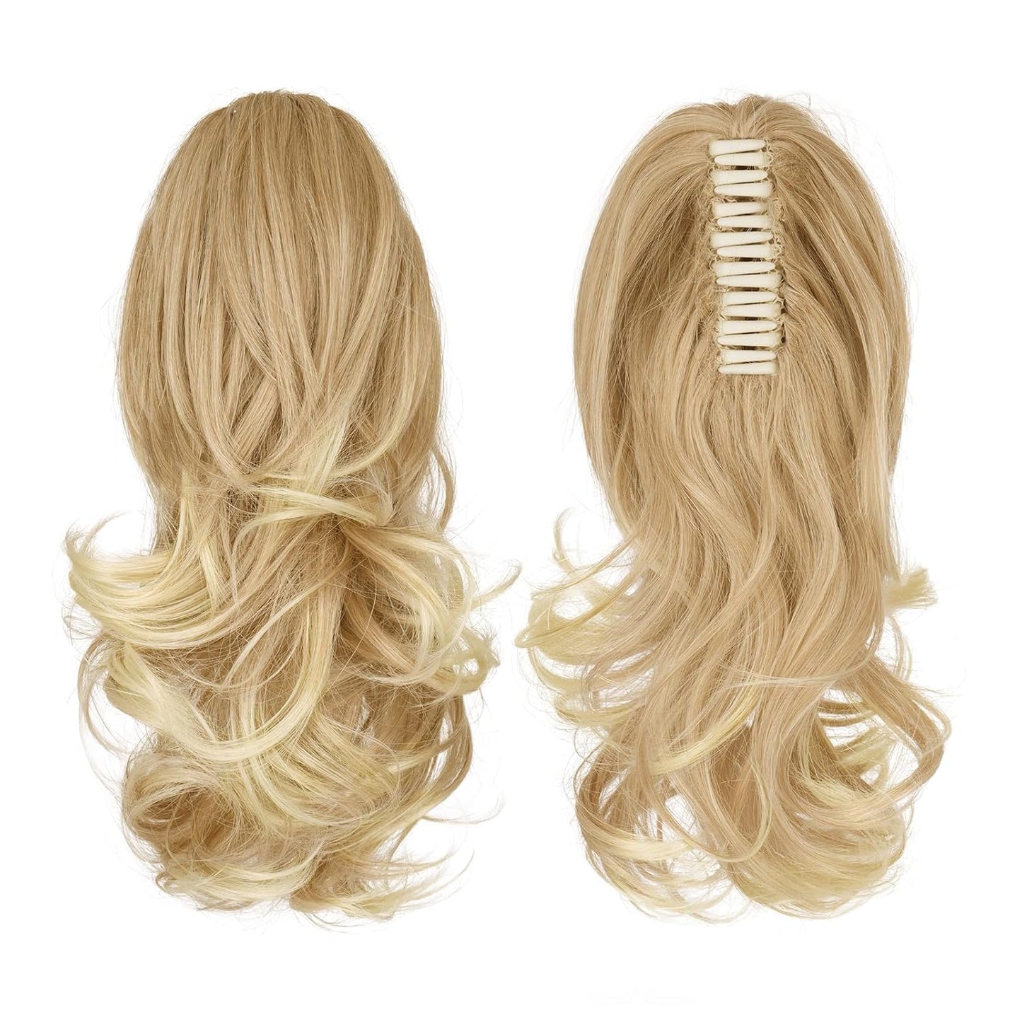 Claw Clip Curly Ponytail