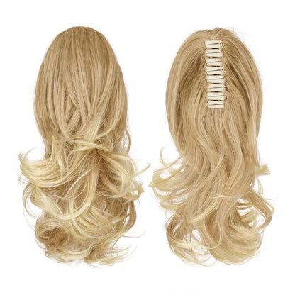 Claw Clip Curly Ponytail