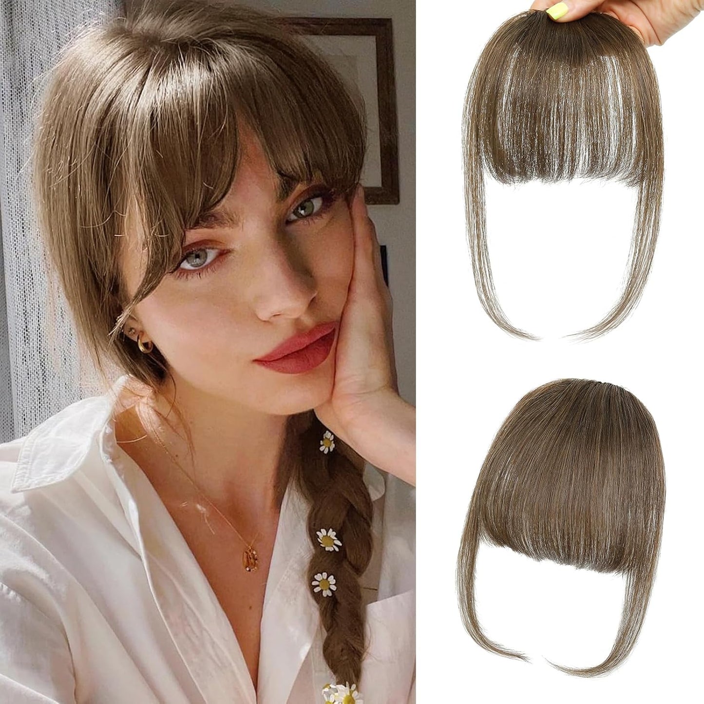Clip-In Wispy Bangs