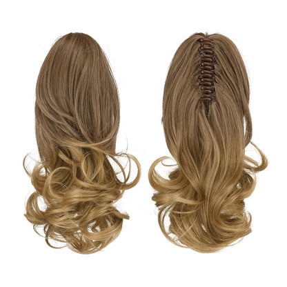 Claw Clip Curly Ponytail