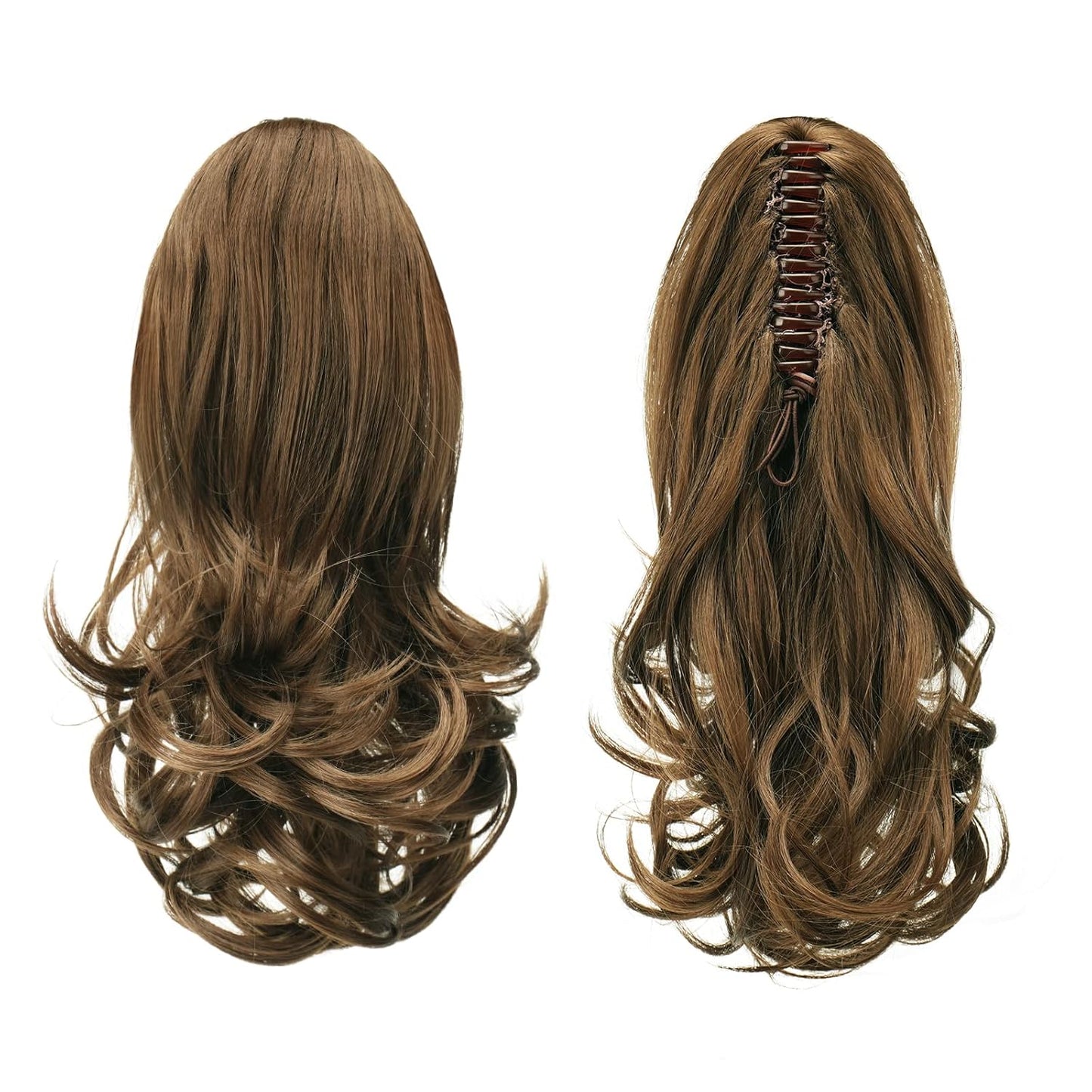 Claw Clip Curly Ponytail