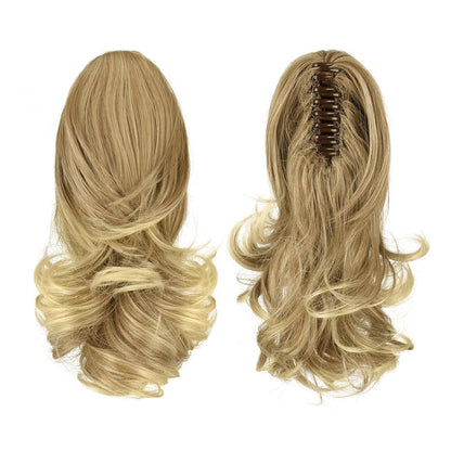 Claw Clip Curly Ponytail