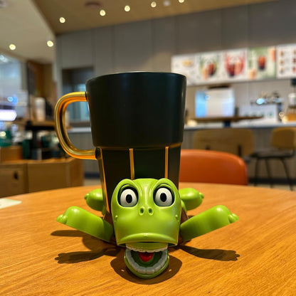 🔥Funny Turtle Coaster & Cup Holder, Moving Limbs, Cute Home Decor Gift