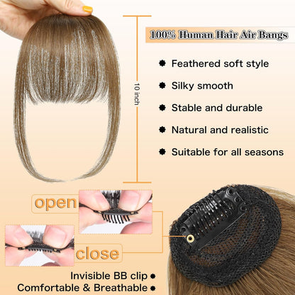 Clip-In Wispy Bangs