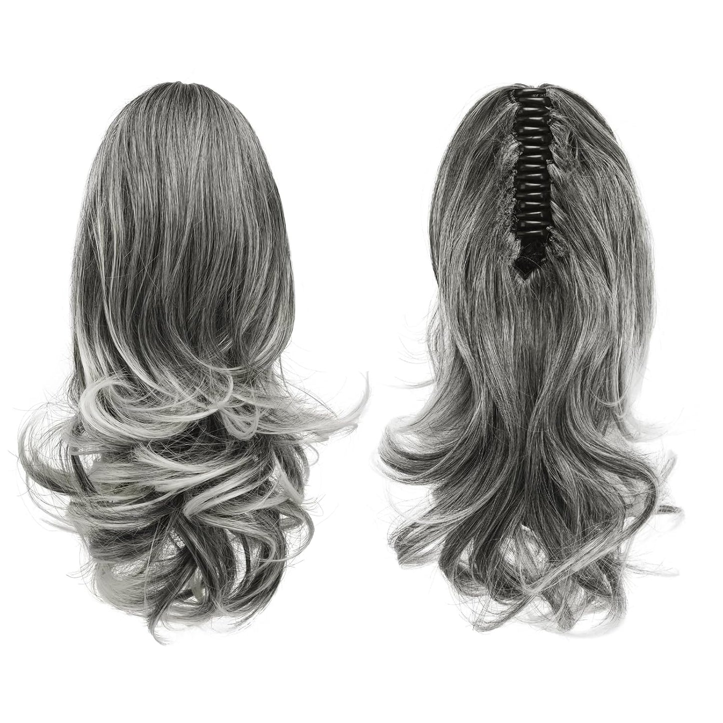 Claw Clip Curly Ponytail