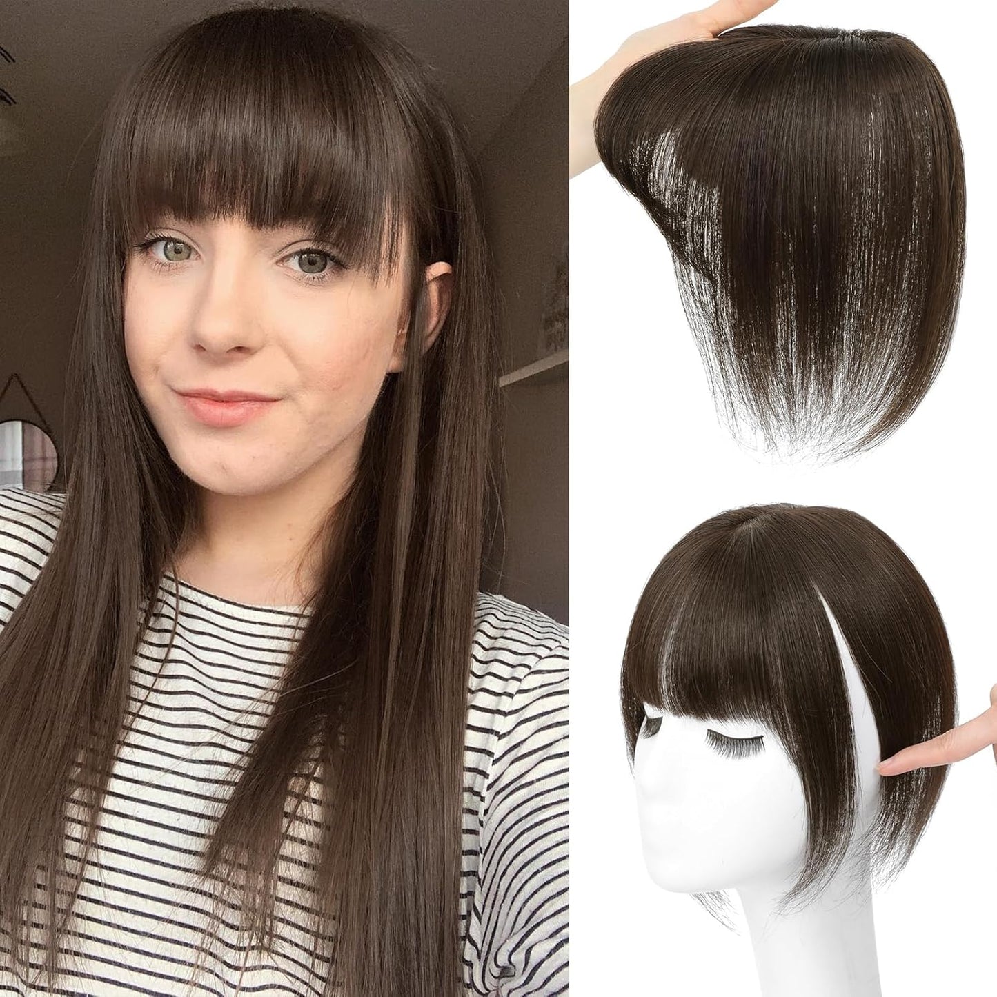 Clip-In Wispy Bangs