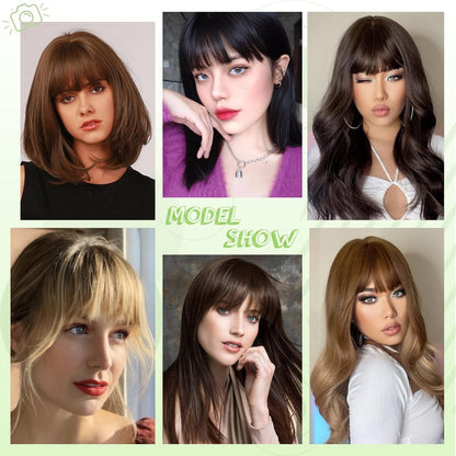 Clip-In Wispy Bangs