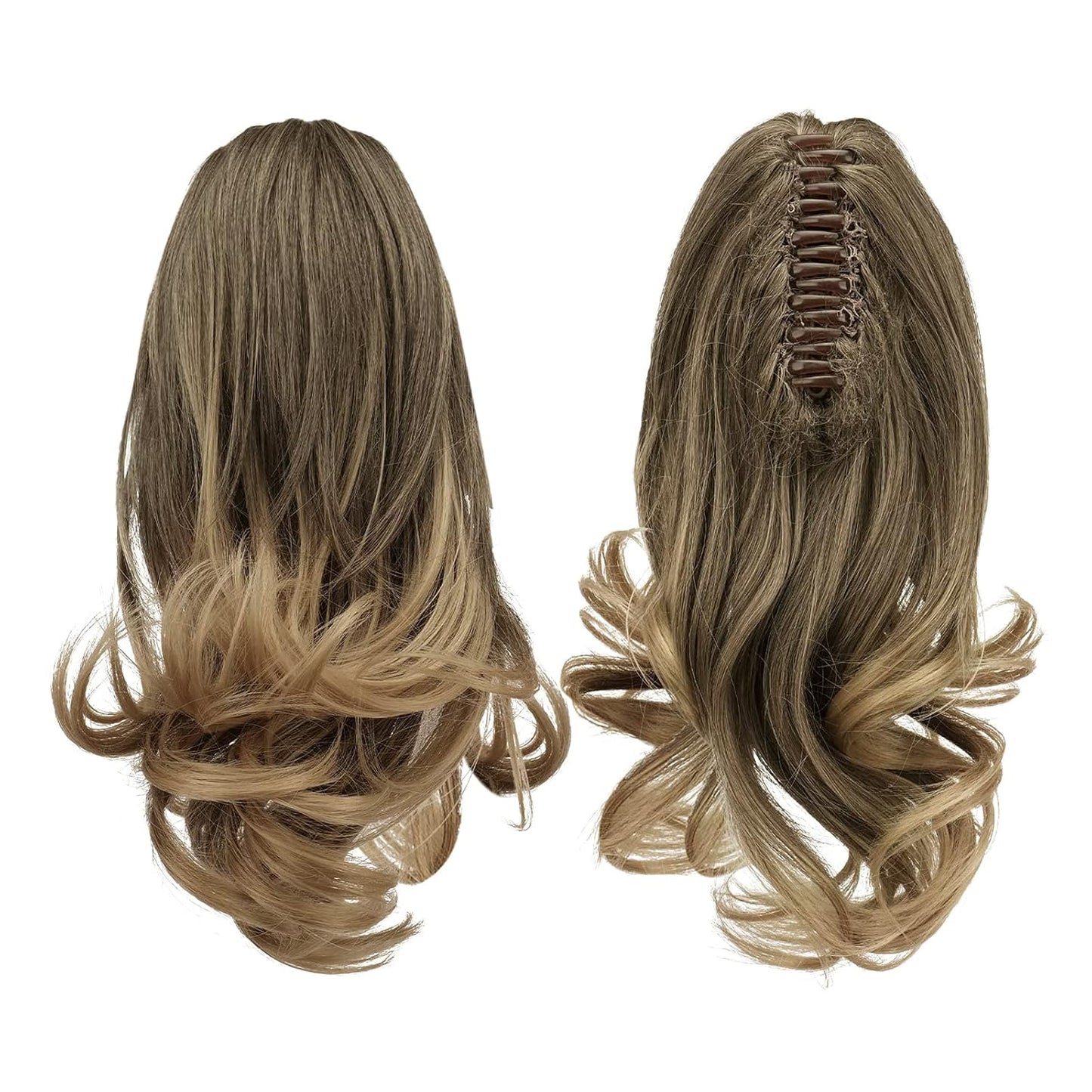 Claw Clip Curly Ponytail