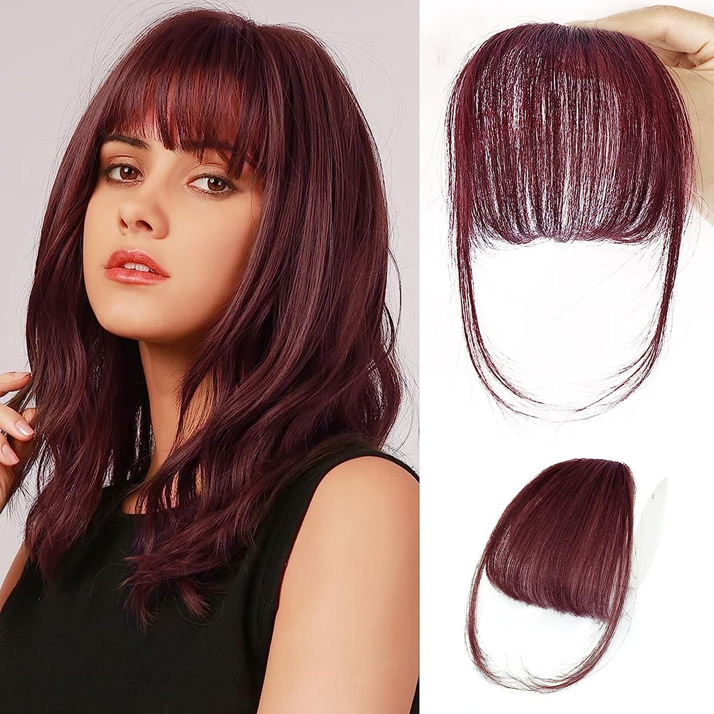 Clip-In Wispy Bangs