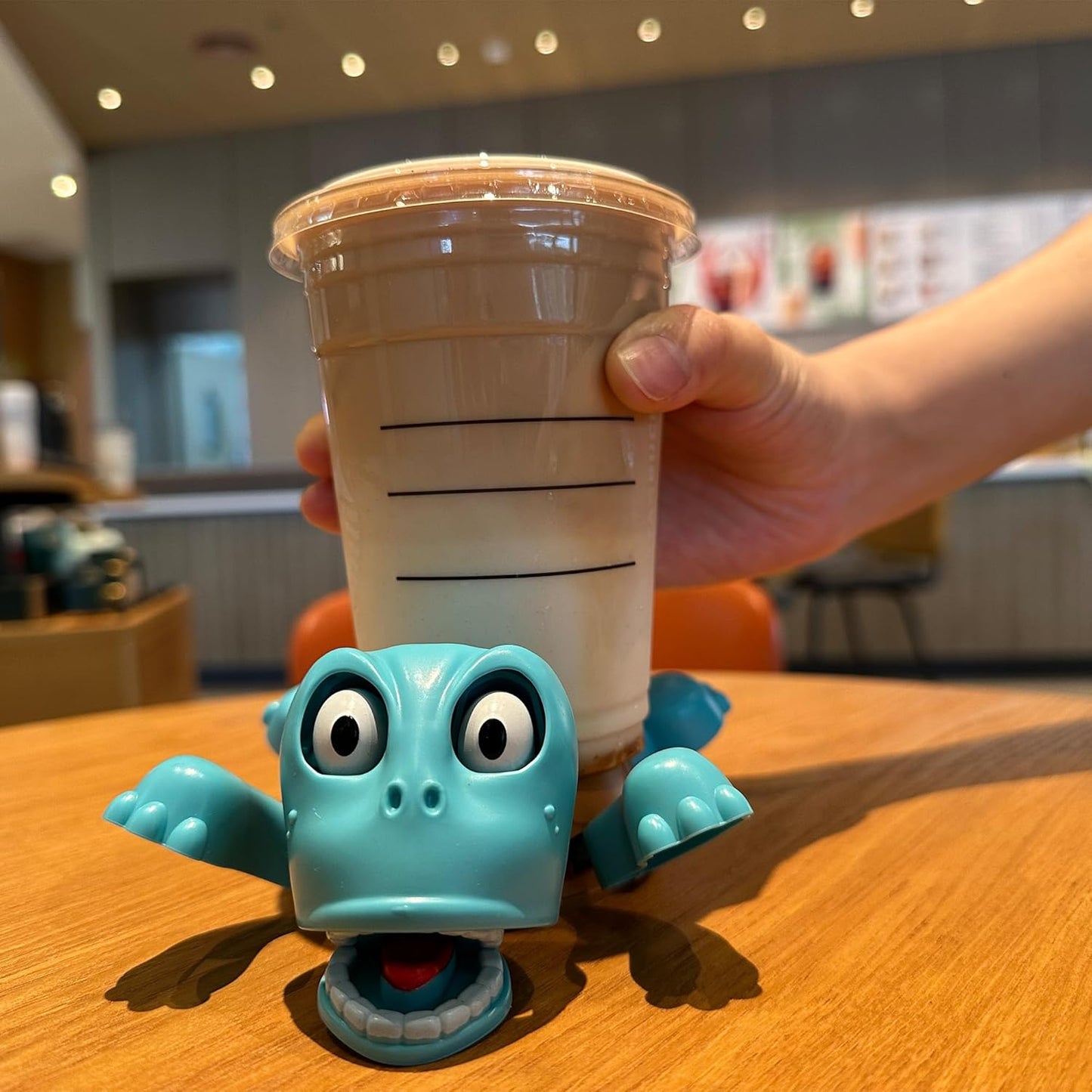 🔥Funny Turtle Coaster & Cup Holder, Moving Limbs, Cute Home Decor Gift