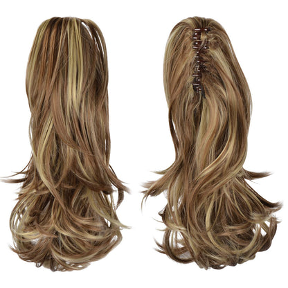 Claw Clip Curly Ponytail