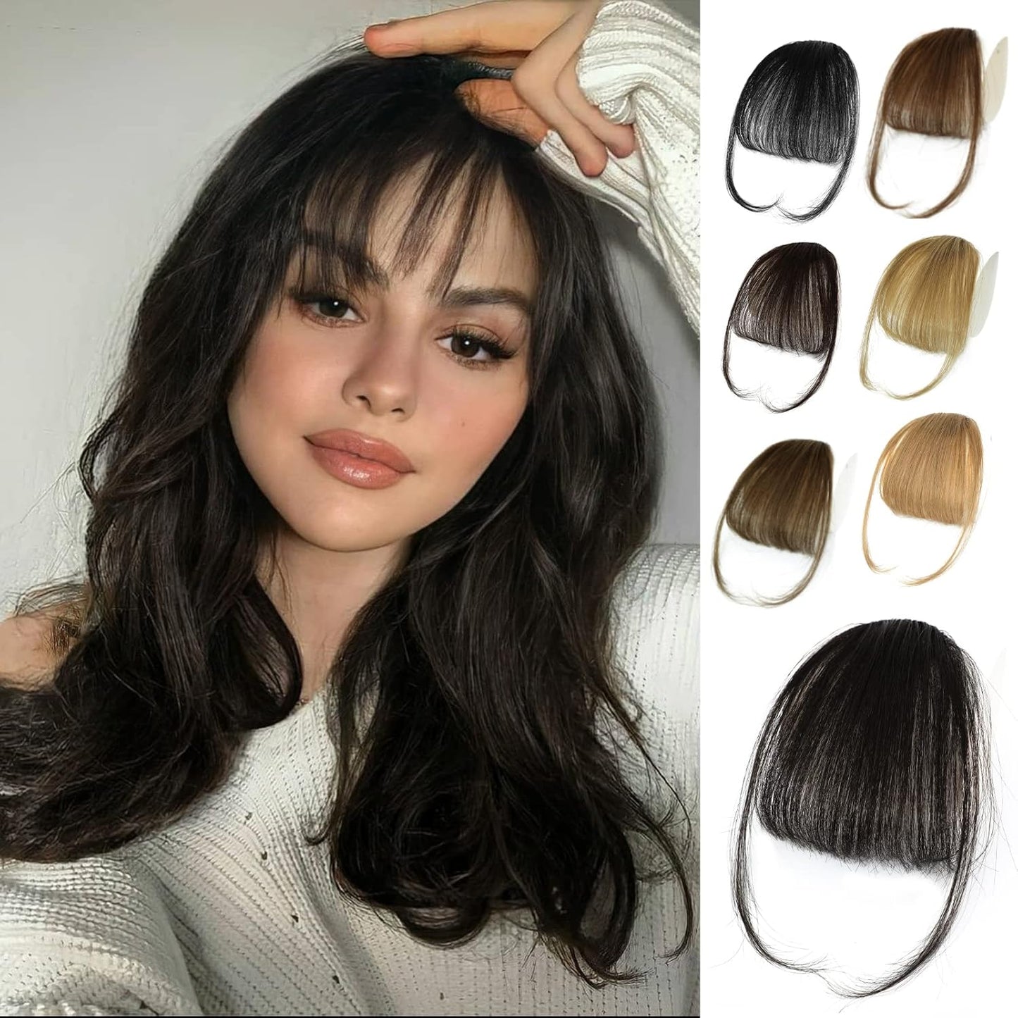 Clip-In Wispy Bangs