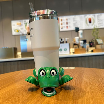 🔥Funny Turtle Coaster & Cup Holder, Moving Limbs, Cute Home Decor Gift