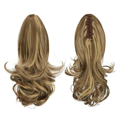 Claw Clip Curly Ponytail