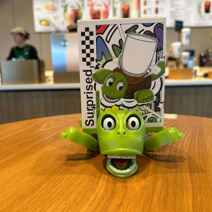 🔥Funny Turtle Coaster & Cup Holder, Moving Limbs, Cute Home Decor Gift