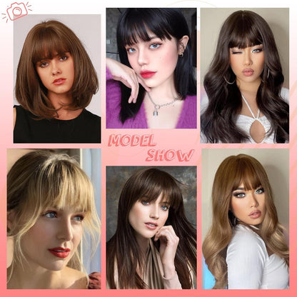 Clip-In Wispy Bangs