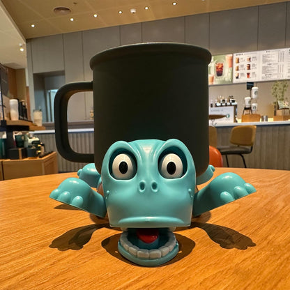 🔥Funny Turtle Coaster & Cup Holder, Moving Limbs, Cute Home Decor Gift