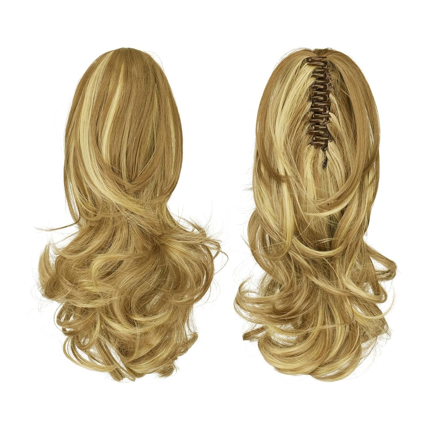 Claw Clip Curly Ponytail