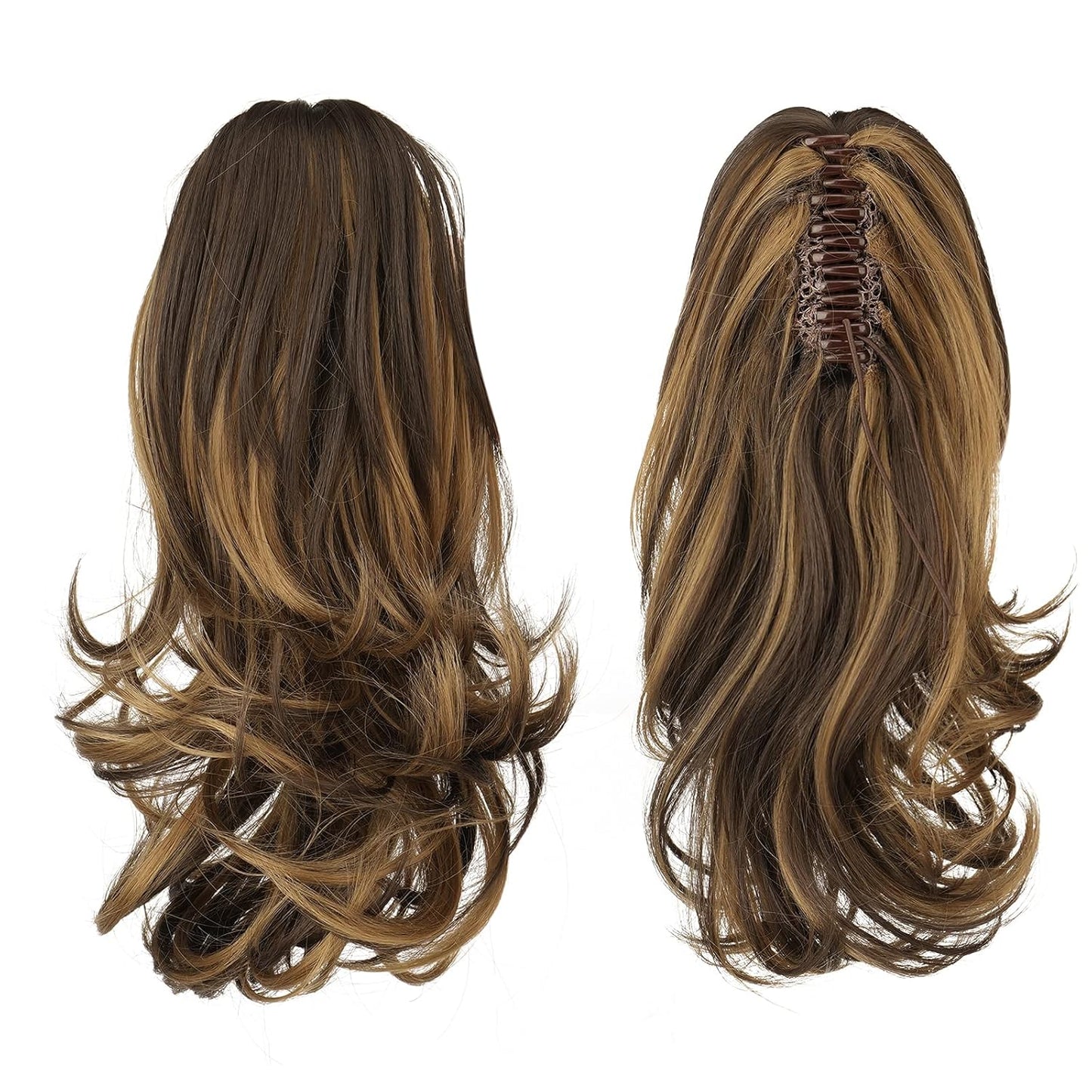 Claw Clip Curly Ponytail