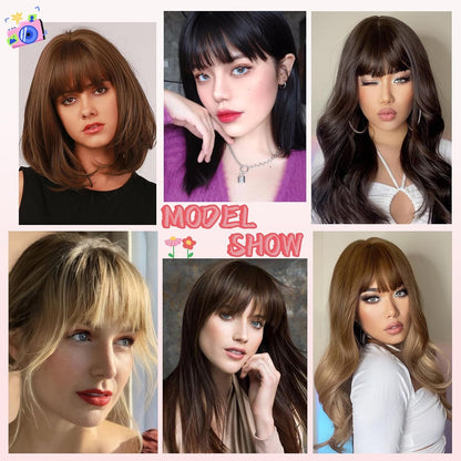 Clip-In Wispy Bangs