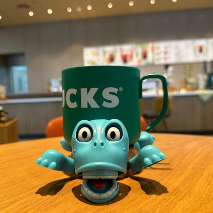 🔥Funny Turtle Coaster & Cup Holder, Moving Limbs, Cute Home Decor Gift