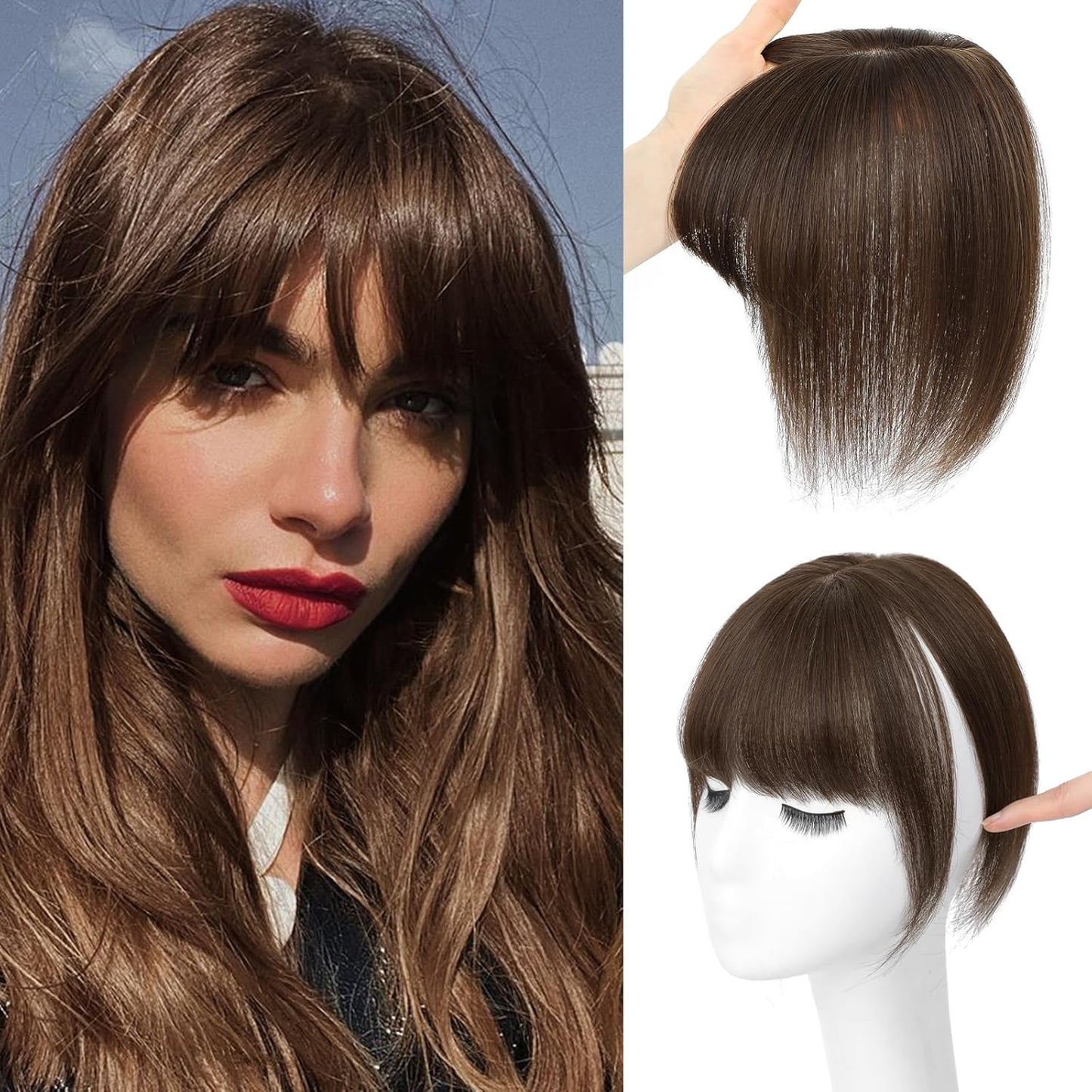 Clip-In Wispy Bangs