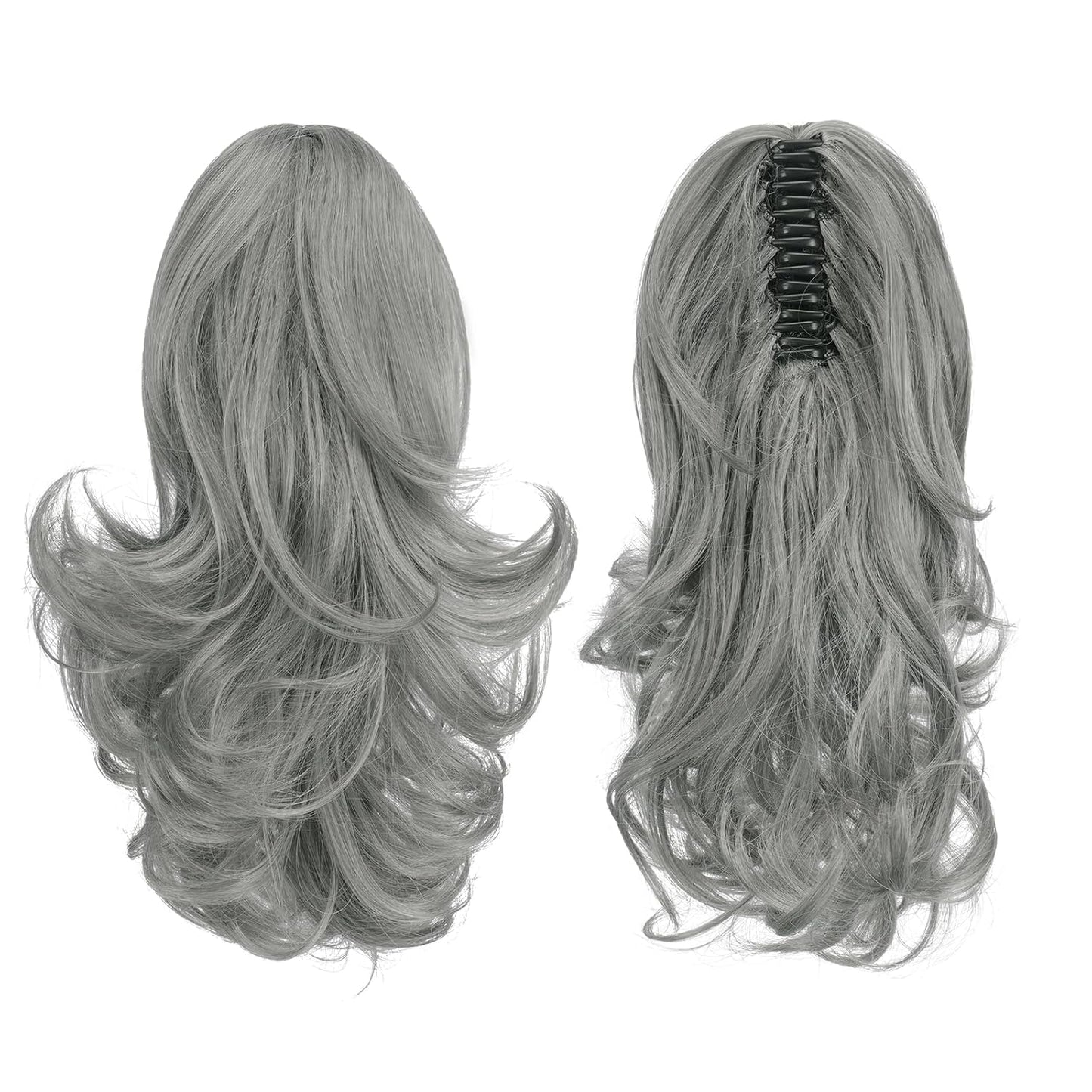 Claw Clip Curly Ponytail