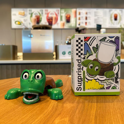 🔥Funny Turtle Coaster & Cup Holder, Moving Limbs, Cute Home Decor Gift