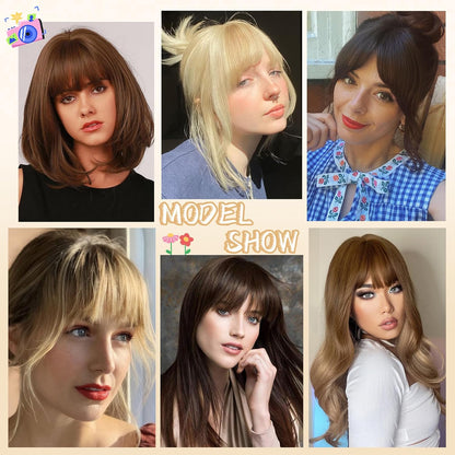 Clip-In Wispy Bangs