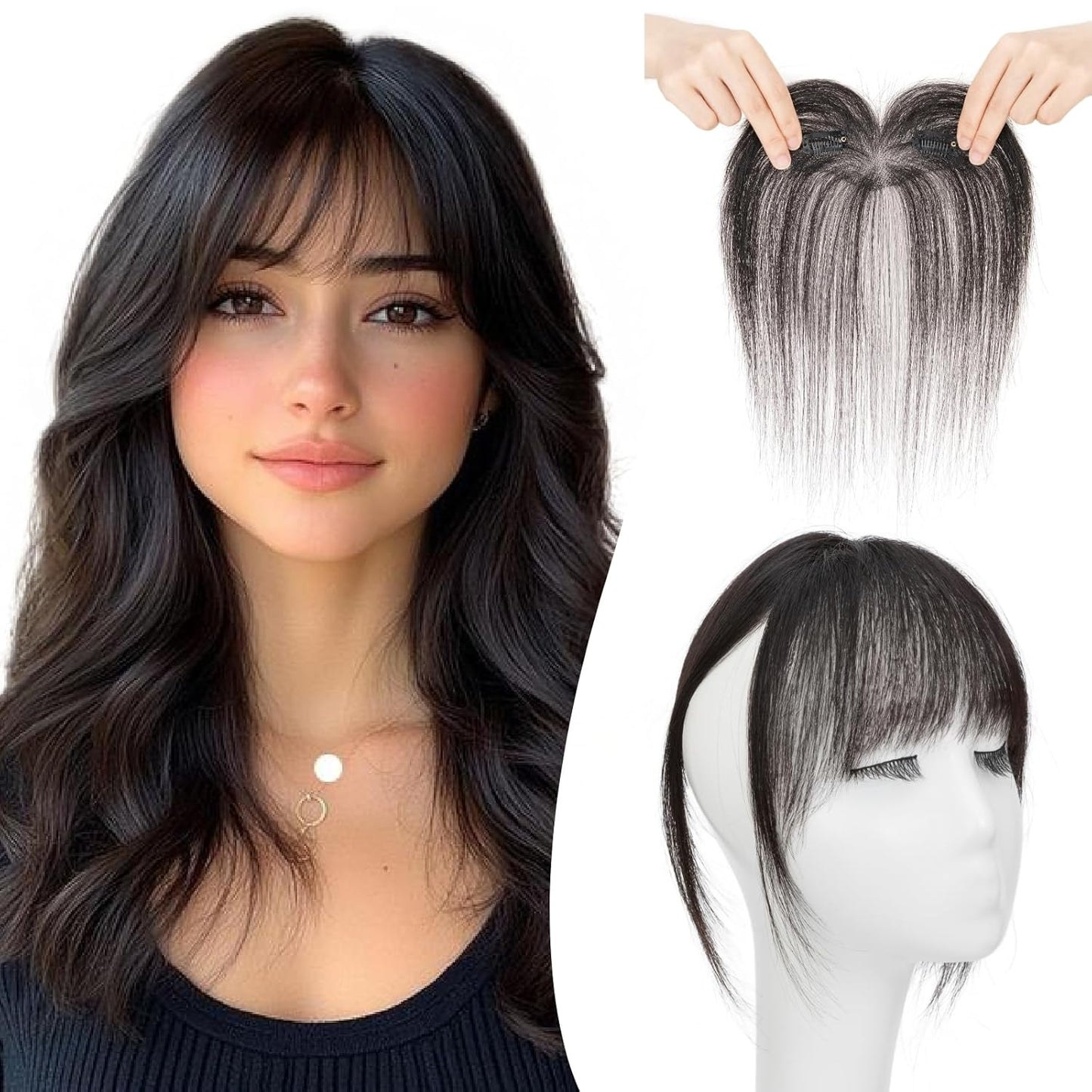 Hair Clip-In Bangs